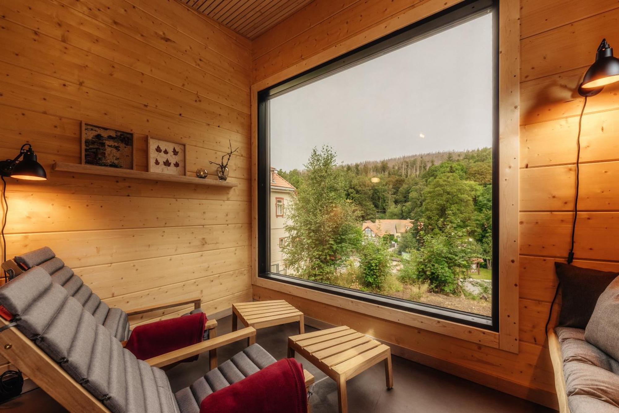 Hotel Villa Bodeblick Schierke Bagian luar foto